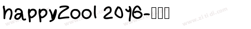 happyZool 2016字体转换